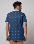 Cole Short Sleeve Polo Shirt Print Perahu