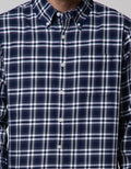 Cole Long Sleeve Shirt Med Check 1 Pocket
