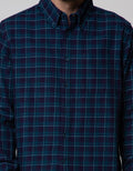 Cole Long Sleeve Shirt Med Check 1 Pocket