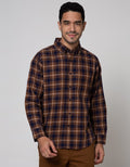Cole Long Sleeve Shirt Med Check 1 Pocket