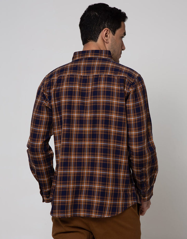 Cole Long Sleeve Shirt Med Check 1 Pocket