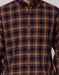 Cole Long Sleeve Shirt Med Check 1 Pocket