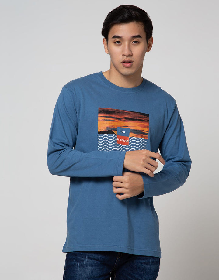 Nevada Long Sleeve T-Shirt Print Late Afternoon