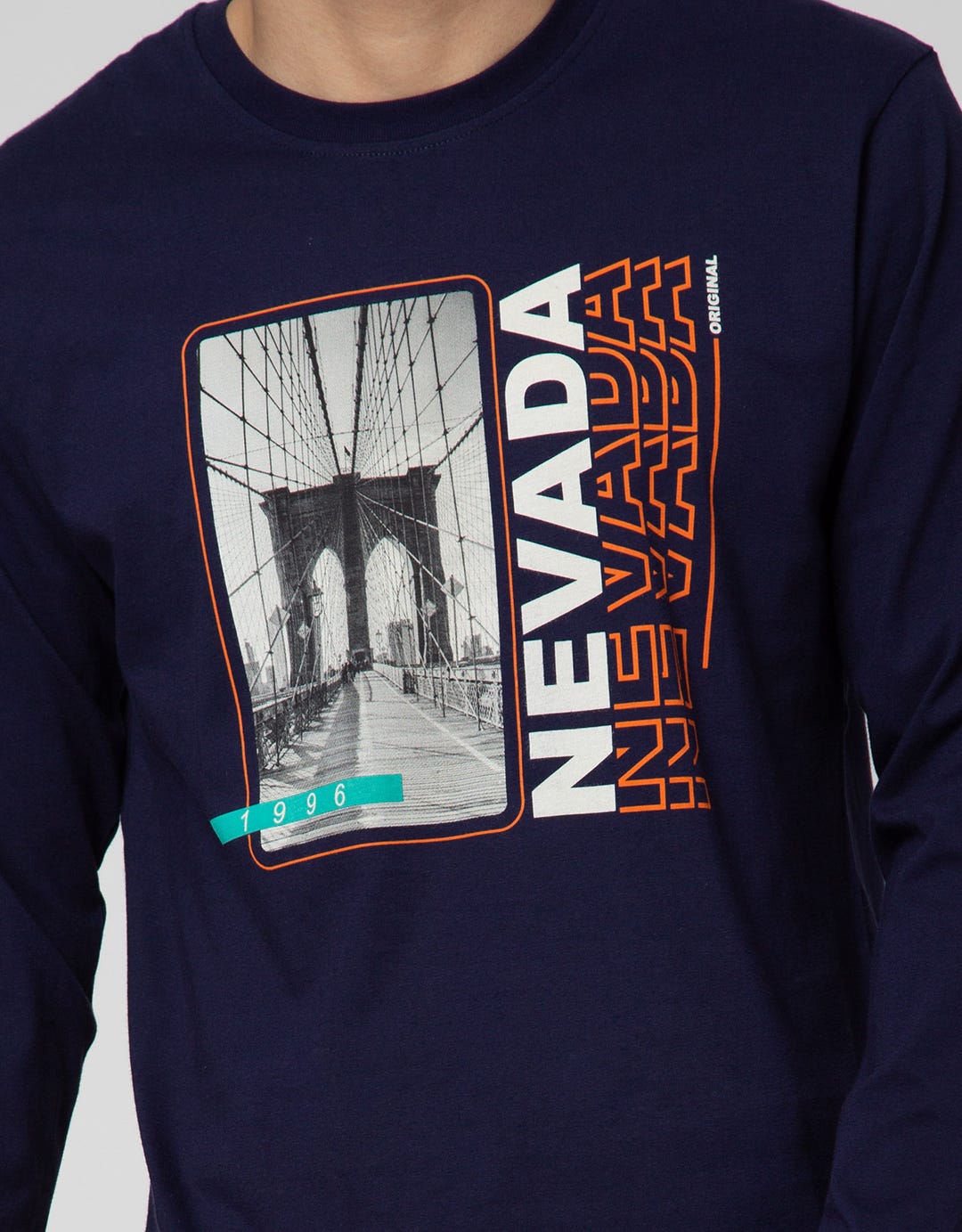 Nevada Long Sleeve T-Shirt Print Shadow