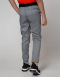 Nevada Long Pants Woven Yarn Dyed Check B&W