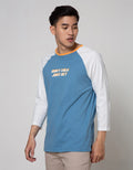 Nevada Long Sleeve Raglan T-Shirt Print Don't Talk Just Act
