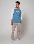 Nevada Long Sleeve Raglan T-Shirt Print Don't Talk Just Act