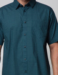 Cole Short Sleeve Poplin Shirt Motif