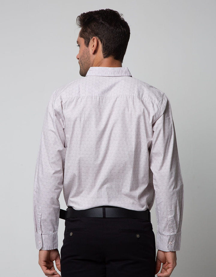 Cole Long Sleeve Poplin Shirt Motif