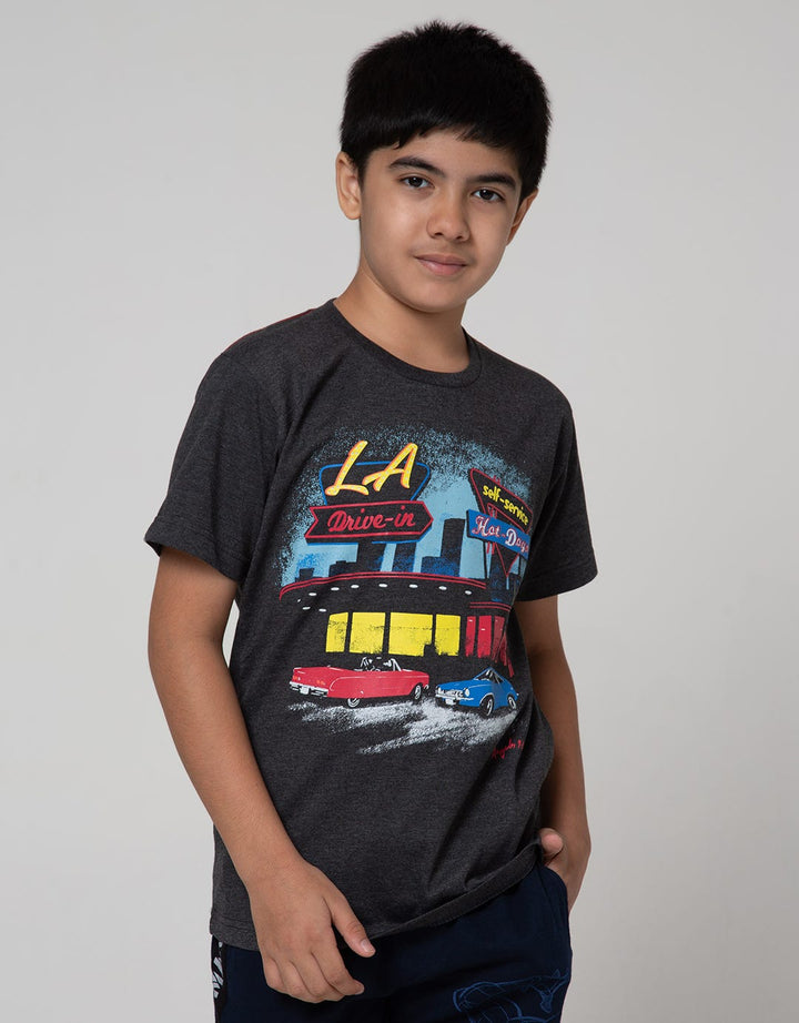 Nevada Short Sleeve T-Shirt Pop Art La Drive In