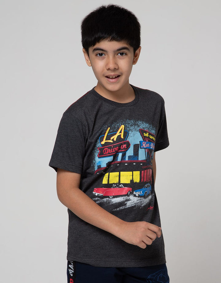 Nevada Short Sleeve T-Shirt Pop Art La Drive In