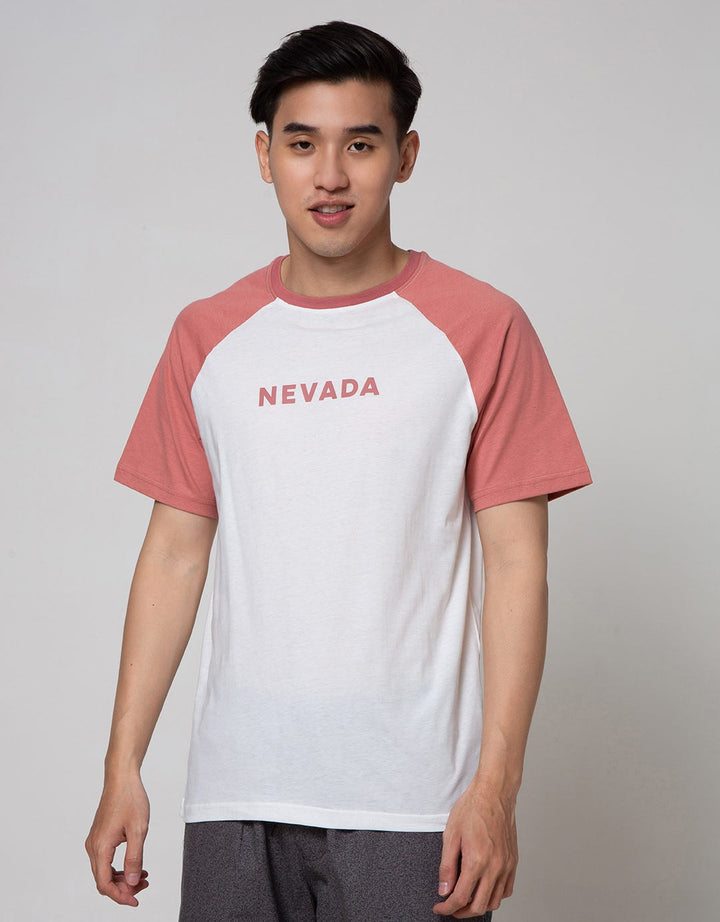 Nevada Short Sleeve Raglan T-Shirt Print Casual