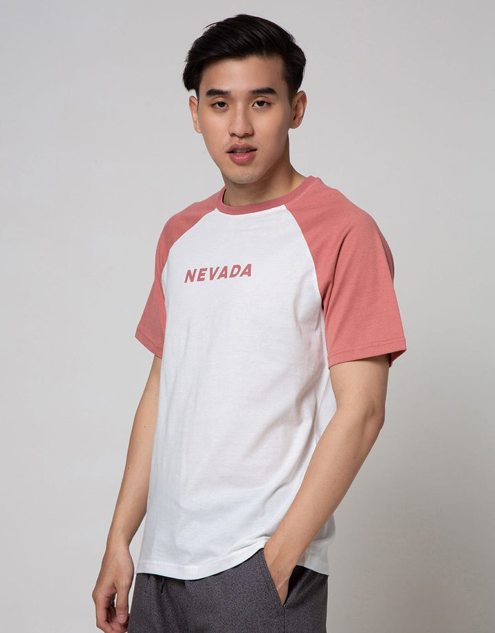Nevada Short Sleeve Raglan T-Shirt Print Casual