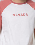 Nevada Short Sleeve Raglan T-Shirt Print Casual