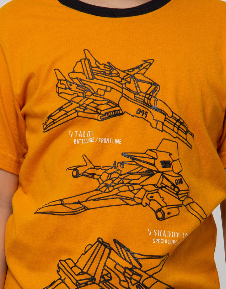 Aero Short Sleeve T-Shirt Print 3 Plane