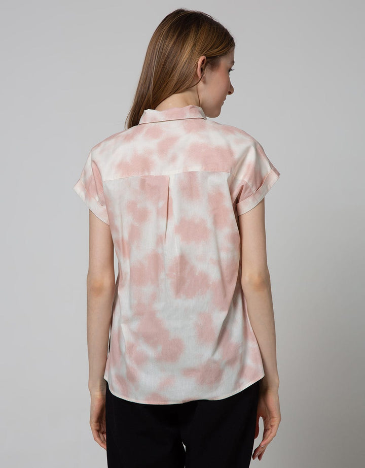 Connexion Short Sleeve Shirt Tie Dye 1 Pocket