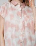 Connexion Short Sleeve Shirt Tie Dye 1 Pocket