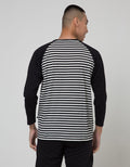 Nevada Long Sleeve Raglan T-Shirt Stripe