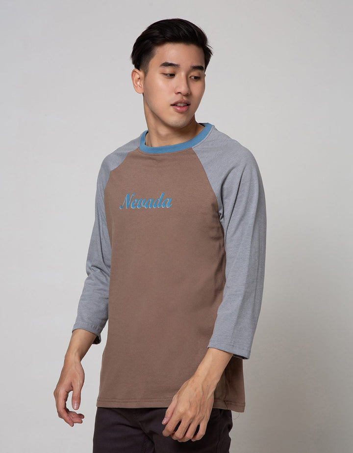 Nevada Long Sleeve Raglan T-Shirt Print Logo