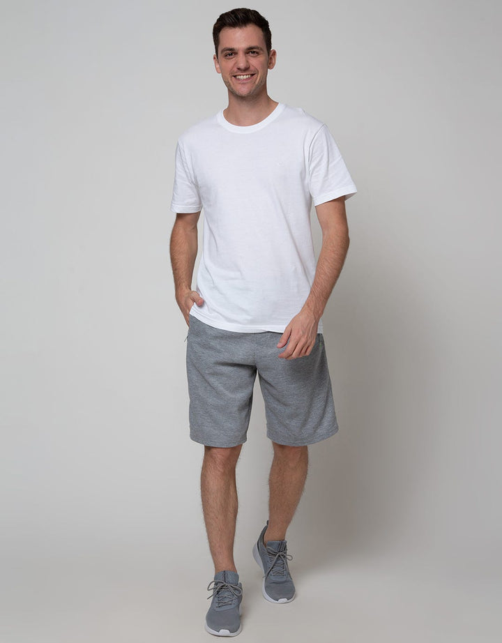 Cole Short Pants Knit Interlock Rib Waist Ans Zip Pocket