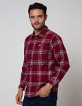 Nevada Long Sleeve Checked Flannel Shirt