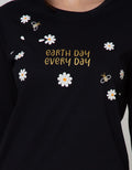 Nevada Long Sleeve T-Shirt Solid Floral Earth Day Every Day