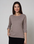 Connexion Long Sleeve T-Shirt Vertikal Stripe