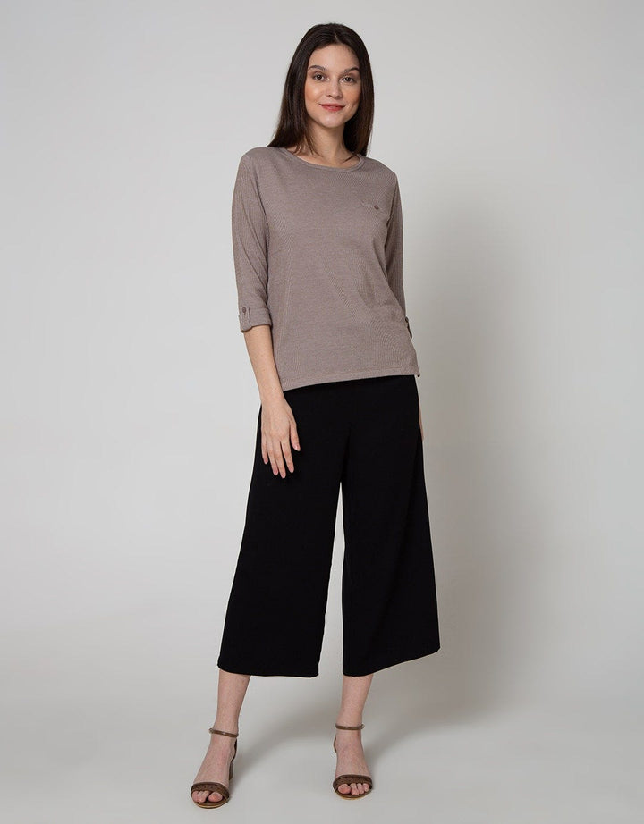 Connexion Long Sleeve T-Shirt Vertikal Stripe