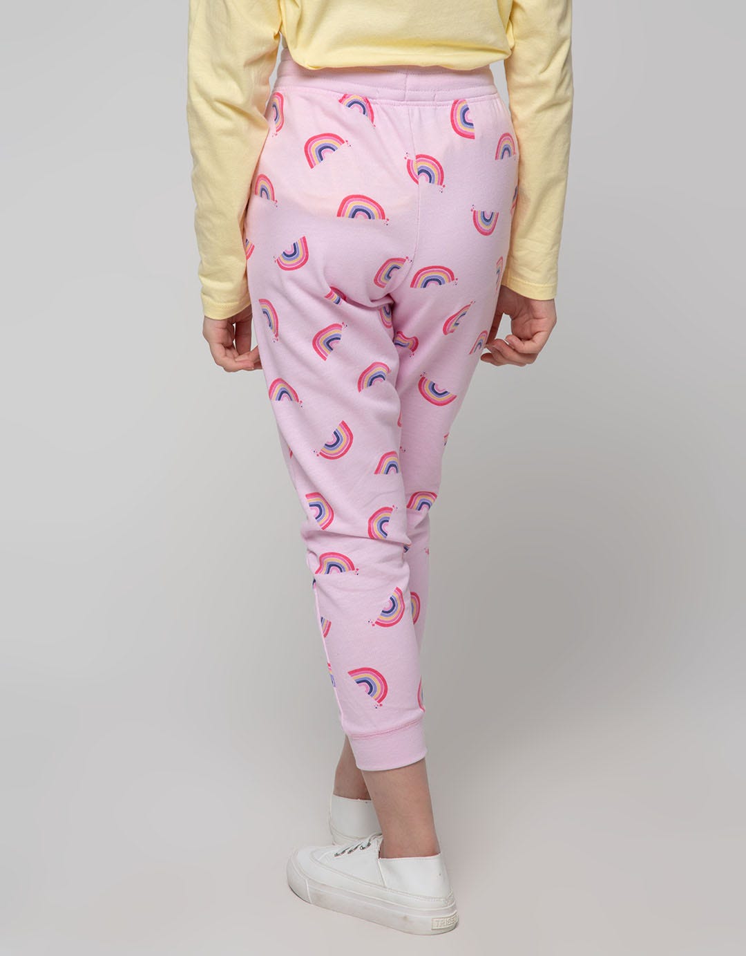 Aero Jogger Pants Knit Full Print Rainbow