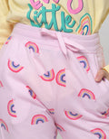 Aero Jogger Pants Knit Full Print Rainbow