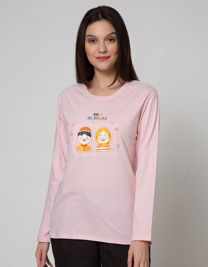 Nevada Long Sleeve T-Shirt Embossed Eid Mubarak