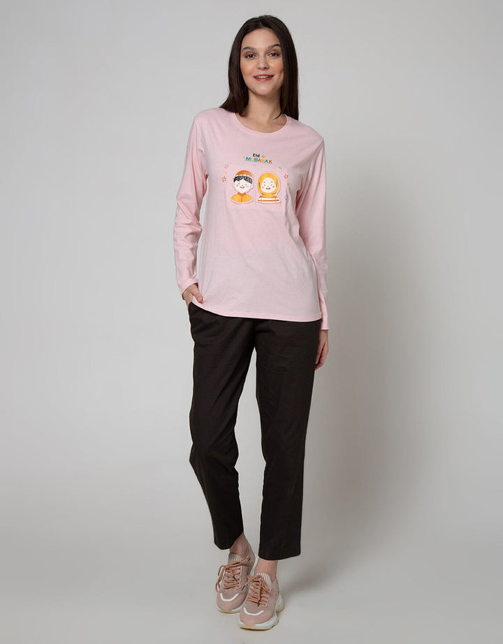 Nevada Long Sleeve T-Shirt Embossed Eid Mubarak