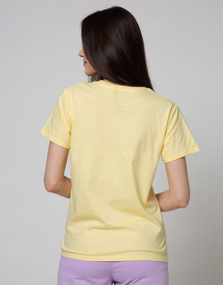 Nevada Short Sleeve T-Shirt Solid Floral Grow With Smile