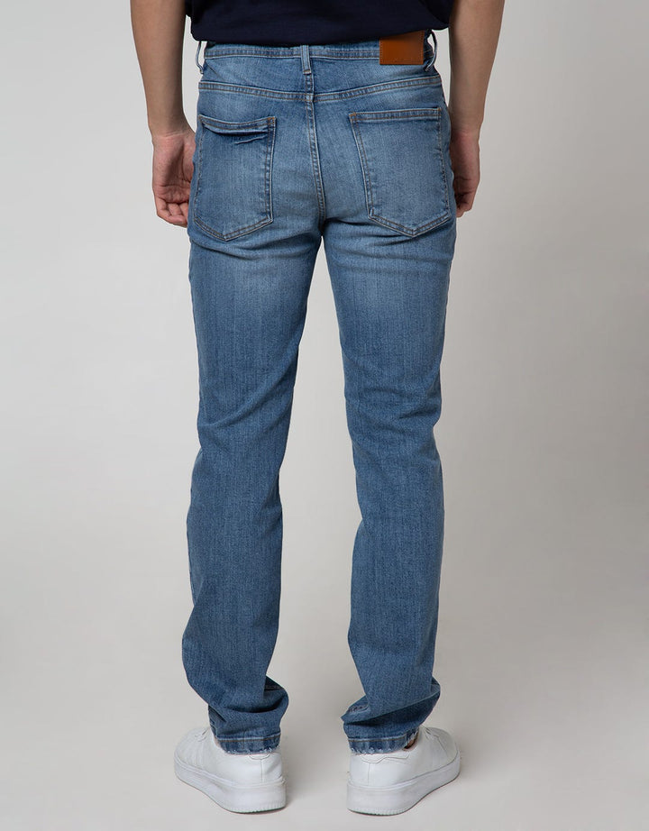 Nevada Denim Long Pants Slim Fit Ripped