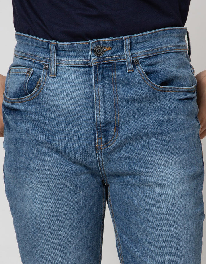 Nevada Denim Long Pants Slim Fit Ripped