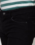 Nevada Denim Long Pants Slim Fit Var Stitch