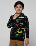 Aero Sweatshirt Knitting Hoody Rainbow Dino