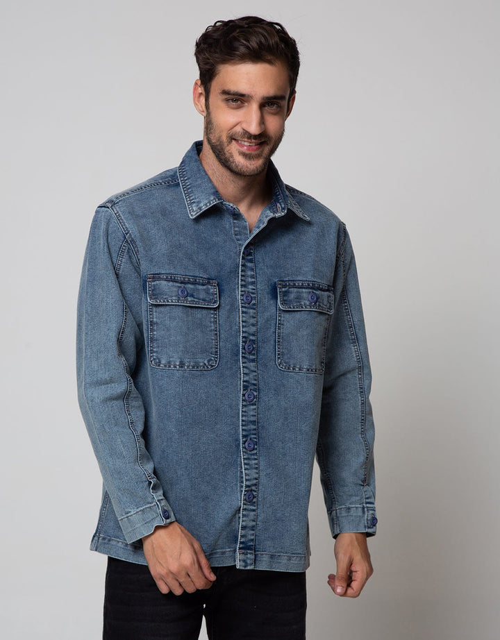 Nevada Denim Jacket Wash Overshirt
