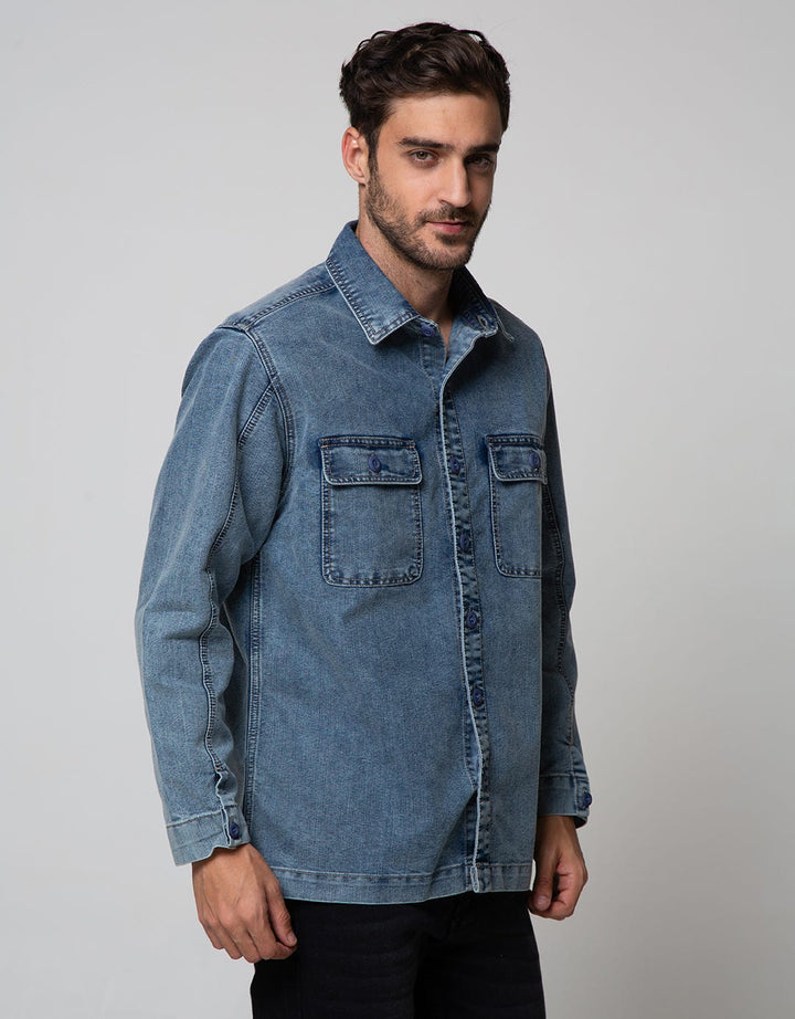 Nevada Denim Jacket Wash Overshirt