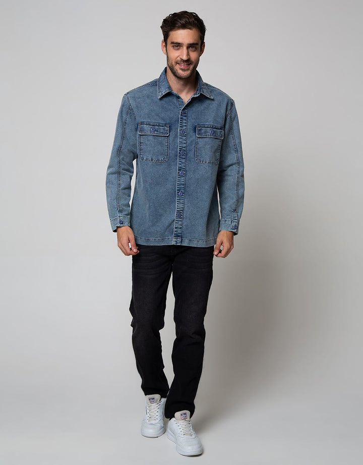 Nevada Denim Jacket Wash Overshirt
