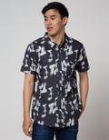 Nevada Short Sleeve Shirt Print Abstrak