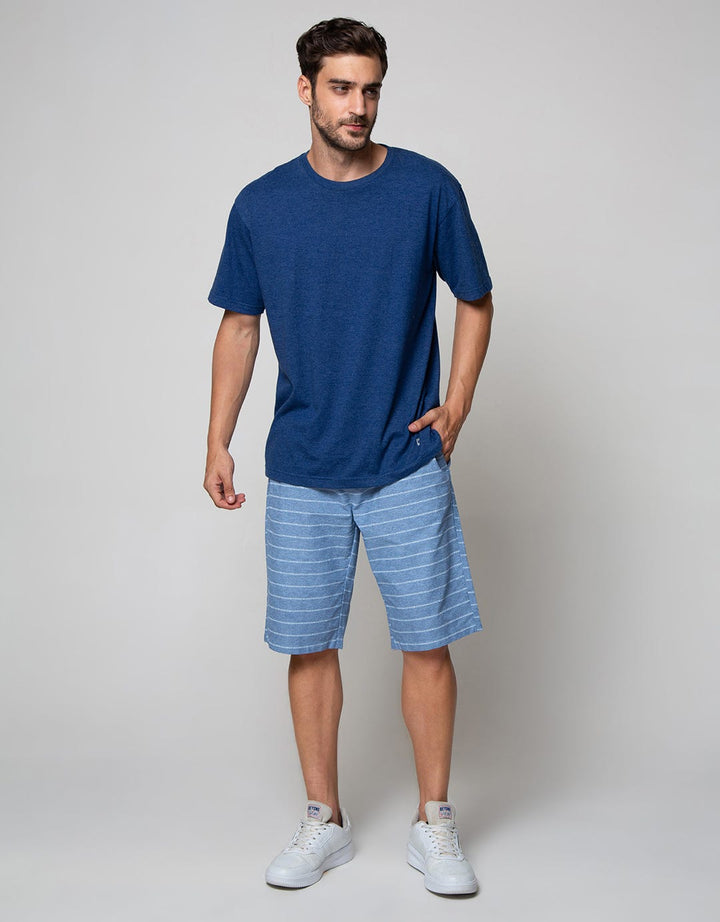 Nevada Short Pants Rib Print Stripe