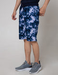 Nevada Short Pants Rib Bottom Print Tie Dye