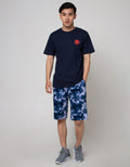 Nevada Short Pants Rib Bottom Print Tie Dye