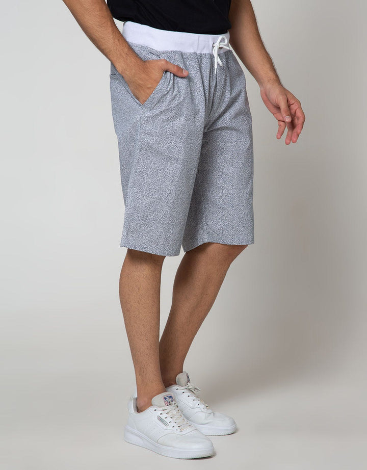 Nevada Short Pants Rib Bottom Full Print