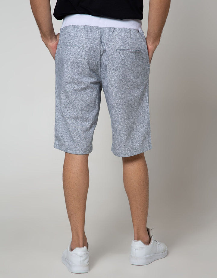 Nevada Short Pants Rib Bottom Full Print