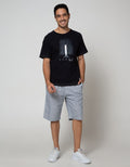 Nevada Short Pants Rib Bottom Full Print