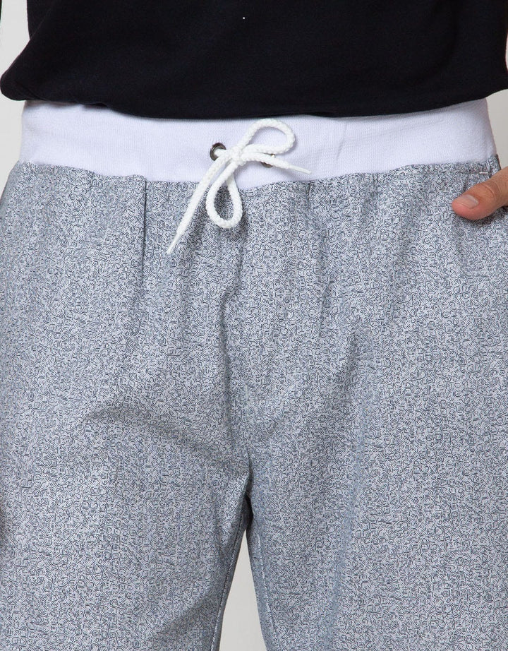 Nevada Short Pants Rib Bottom Full Print
