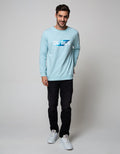 Nevada Sweatshirt With Print Old Blue