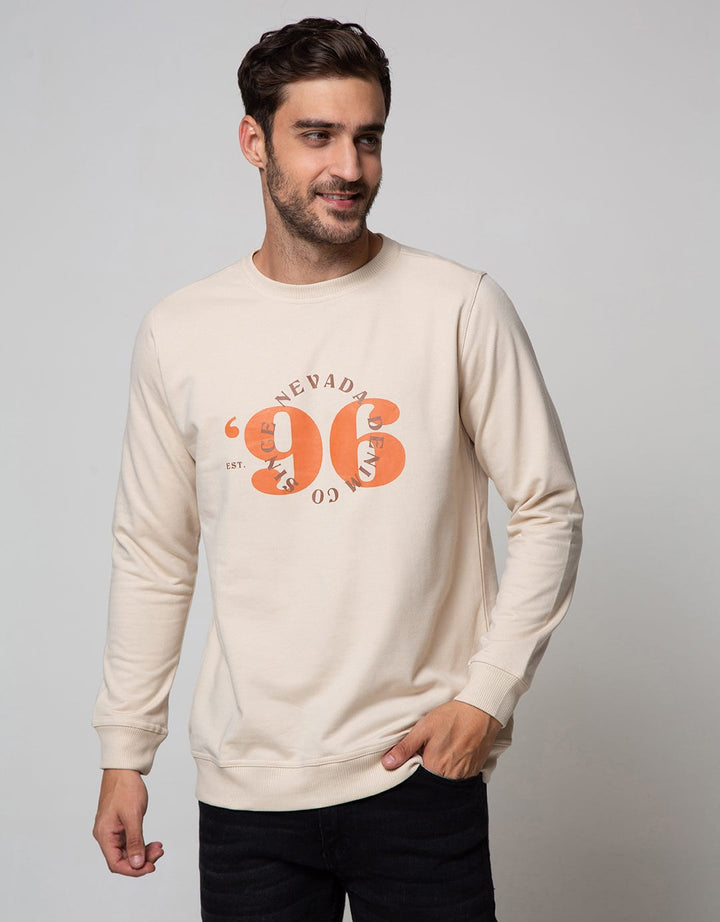 Nevada Sweatshirt With Print Circle Logo Brand